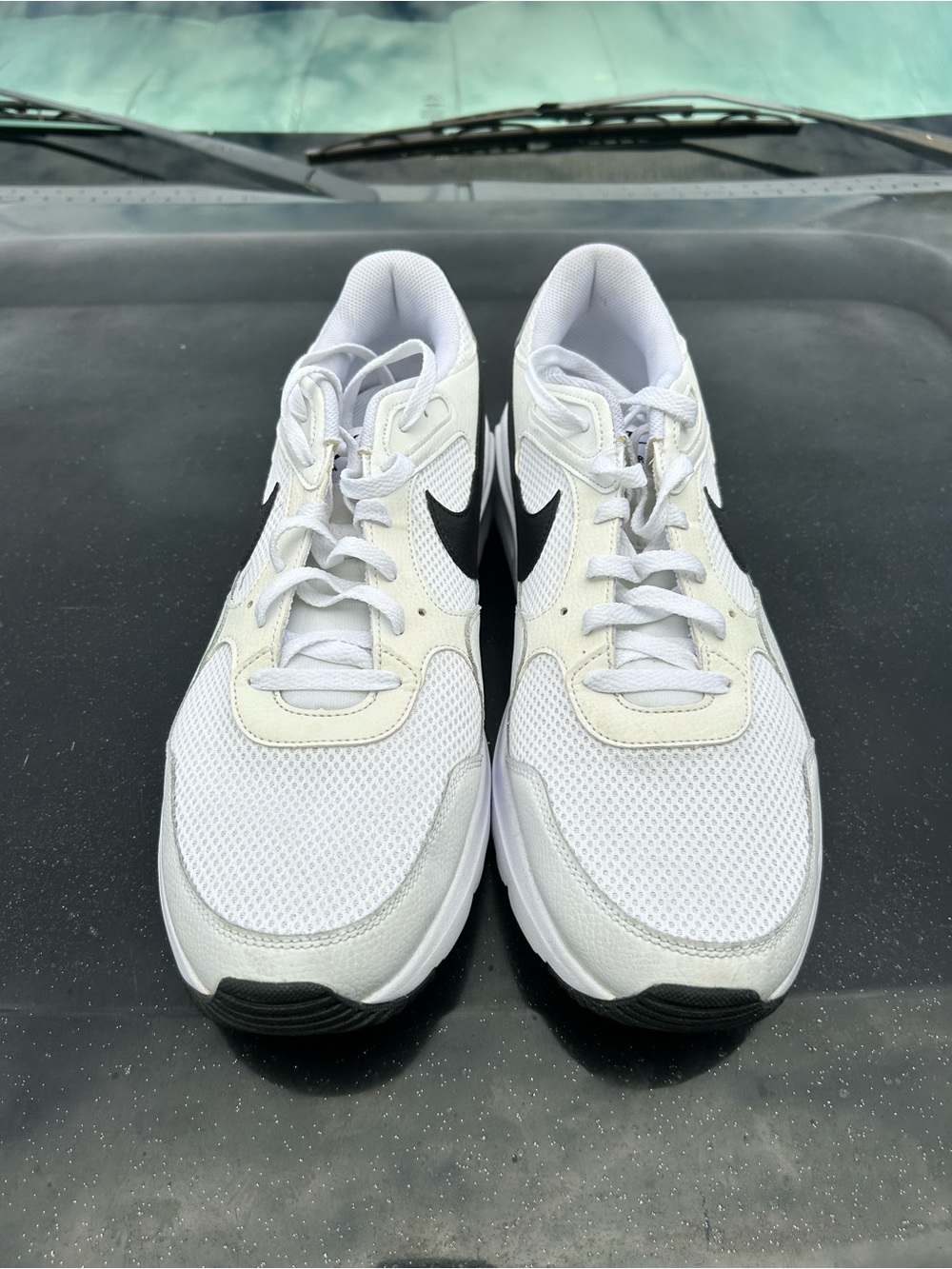Nike Men's White and Black Classic Airmax